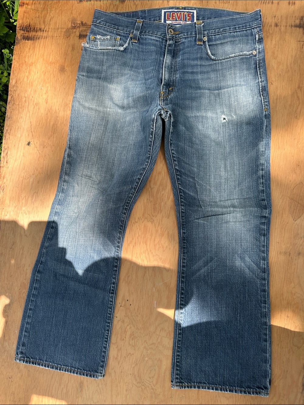 Levi's Men’s Blue Bootcut Jeans